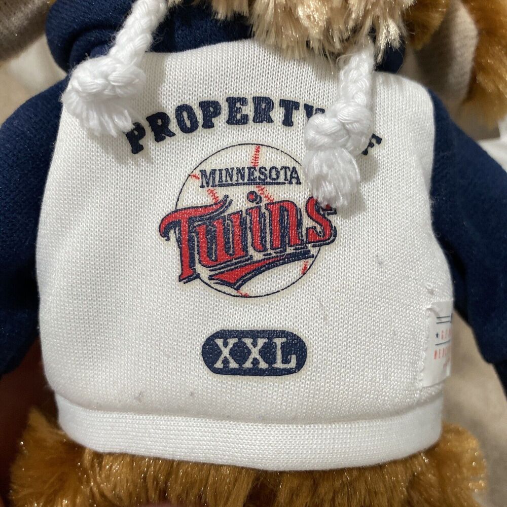 Minnesota Twins Good Stuff Plush Puppy Dog with Hoodie 2009 With tags - Picture 5 of 11